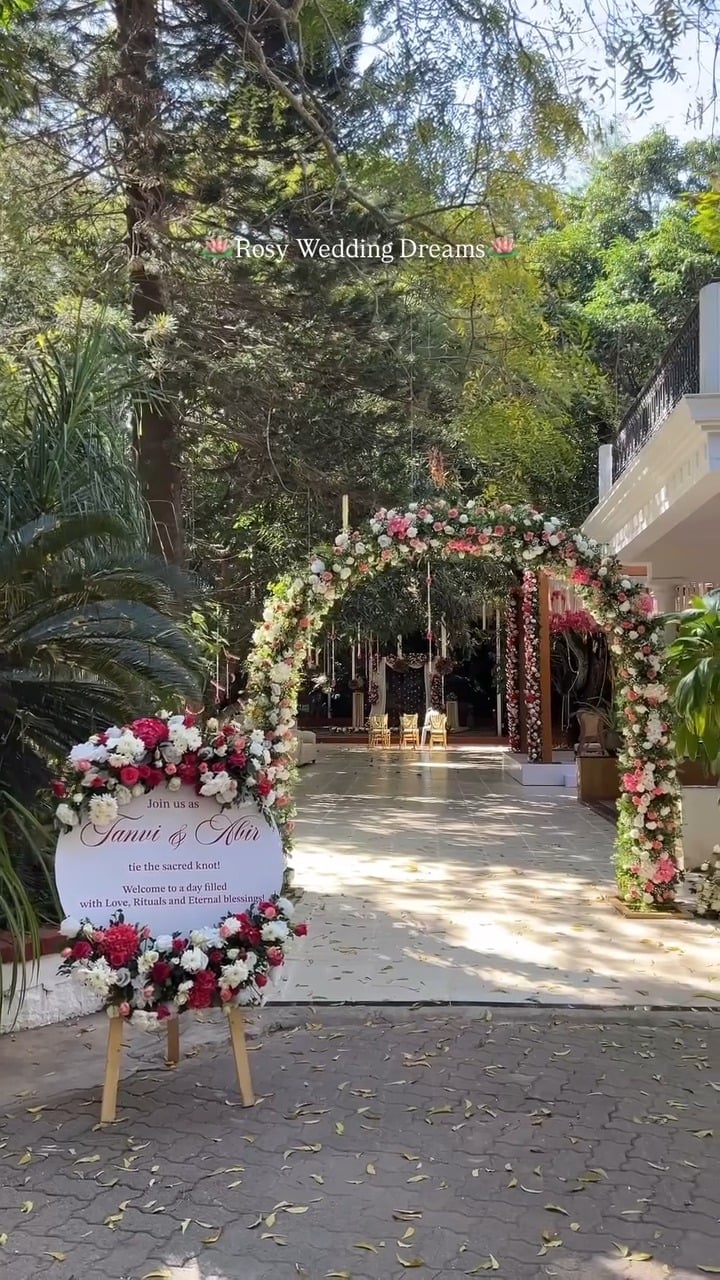 Promise & Petals on Instagram — Sunshine, soft pastels, and a whole lot of love. ☀️🌷  Walking down an aisle that feels like a garden in full bloom is ex