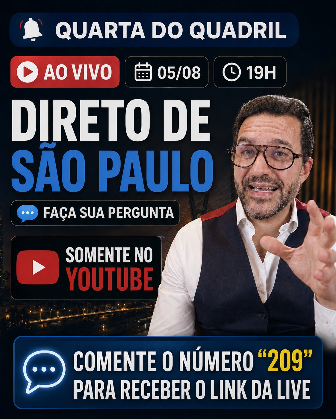 Instagram post do Dr. David Gusmao