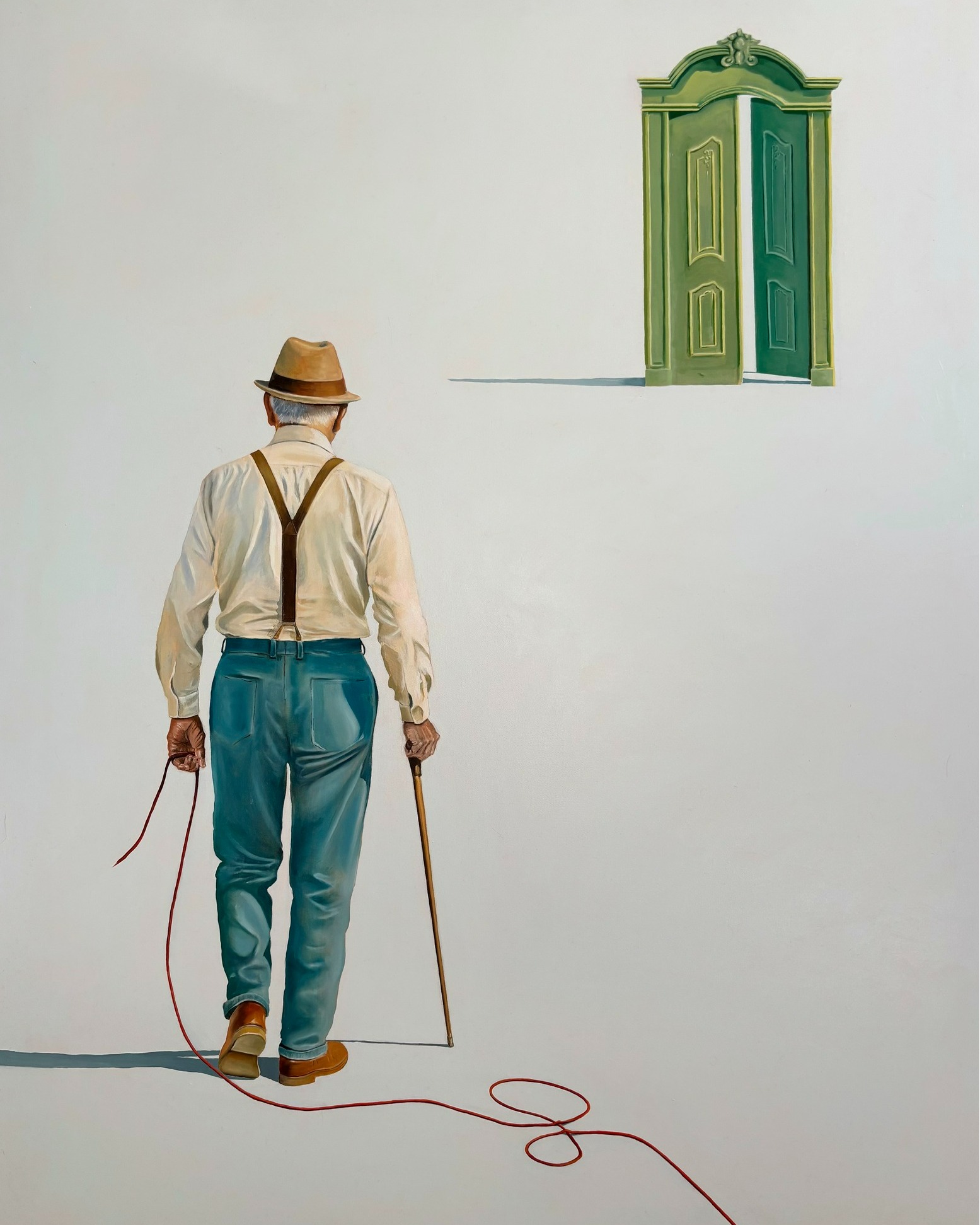 @hannahs.oilpaintings 
“Away and towards…”
Hvis du vil opleve små, lysende historier om erindring og nostalgi, hverdag og håb, fortid og fremtid, barndom og alderdom, kan du besøge @kunstforalle den 2. til 4. oktober i Lokomotivværkstedet, og se mine malerier på stand A23.