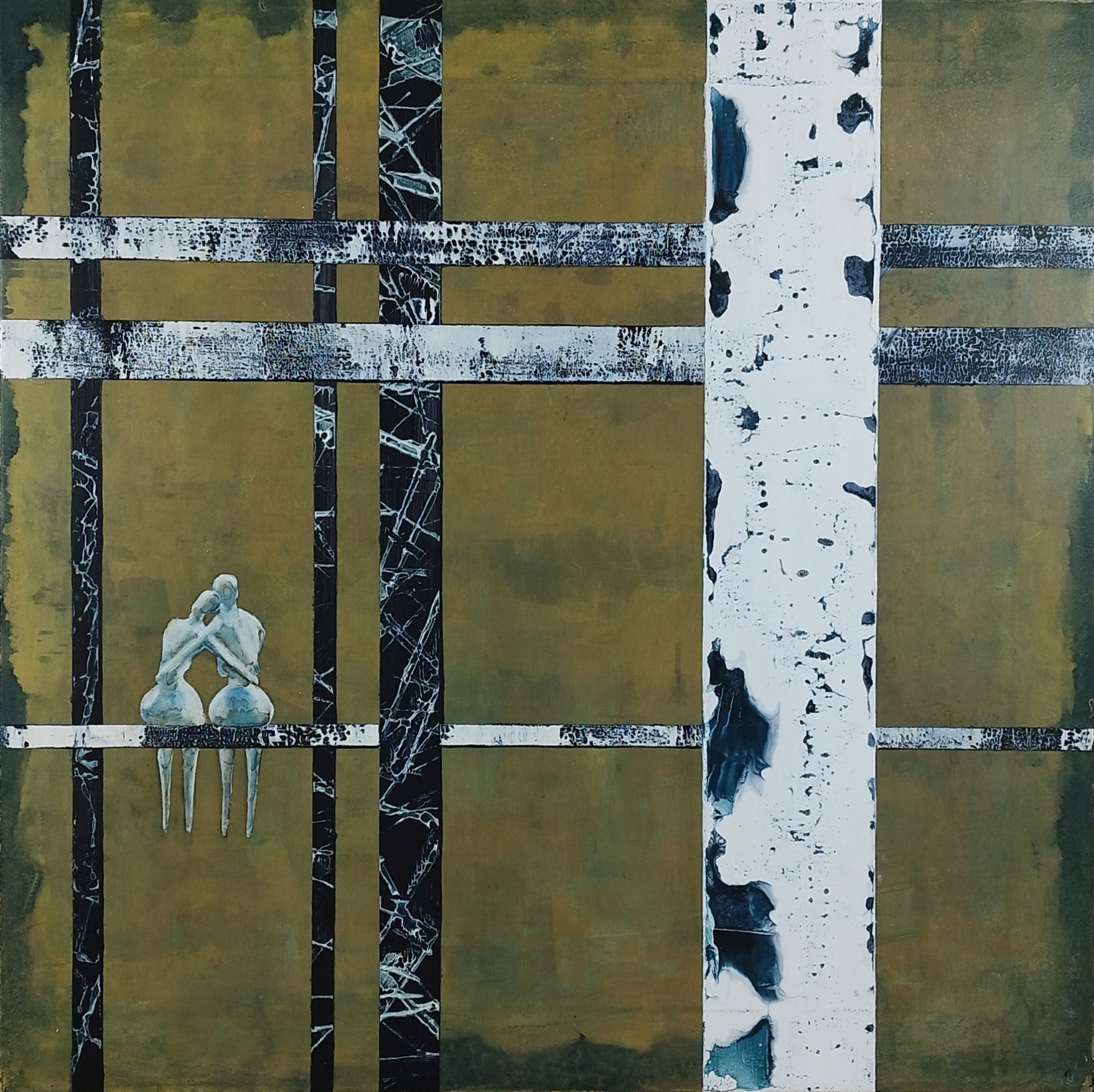 Mit navn er Emil Bonné Meyer.

Jeg har altid været motiveret af rejsen; at udforske et subjekt, dygtiggøre mig og lære mere er hvor jeg føler mig hjemme. 
Kunst er en verden med uendelige muligheder og ingen facitliste, så som kunstner er jeg eksperimenterende. Nysgerrig på blandt andet, hvordan forskellige materialer interagerer med hinanden. 
Hvad farver og komposition gør ved stemningen og om det virkelig kan passe, at man kan redde den 2 meter høje statue, man havde brugt hele sommeren på at bygge og så kom til at vælte, med noget lim og pløkker i rustfrit stål.

Det endelige resultat er som sådan underordnet for mig, det er selvfølgelig dejligt hvis det bliver til et flot maleri, det gør mig da vældig glad, men det der virkelig holder mig kørende er når propellerne snurrer og jeg kan kigge på et færdigt værk og fortælle dem, der måtte have lyst til at lytte, præcis hvad jeg lærte i processen.

Jeg elsker kunst, både at lave og se på det, det er så spændende en verden og der er så mange ting jeg stadig gerne vil lære.

Håber vi ses på stand A10 på THE ART FAIR kunstforalle 2026 Lokomotivværkstedet Cph. den 02 - 04 oktober.