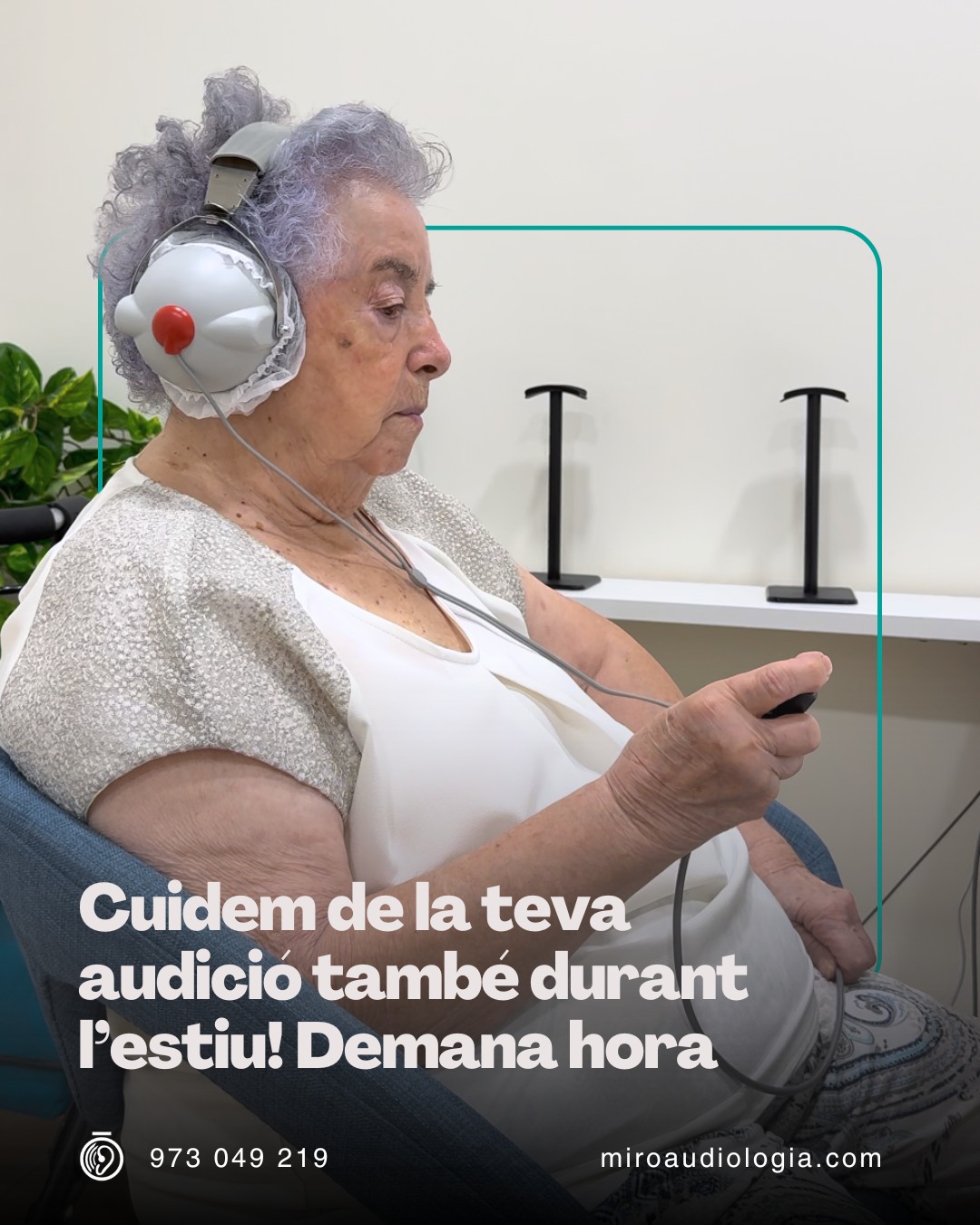 Les vacances són per descansar, però nosaltres seguim aquí tots els matins d’agot. Perquè sentir bé no fa vacances.

Si fa temps que no et fas la revisió rutinària, aquest és un bon moment per fer-ho. I si encara no ens coneixes, et convidem a fer la teva primera revisió auditiva, totalment gratuïta i sense cap compromís.

📍 Torres de Sanui, 19 – Zona Alta, Lleida
📞 Truca'ns al 973 049 219 o escriu-nos per WhatsApp al 722 506 366