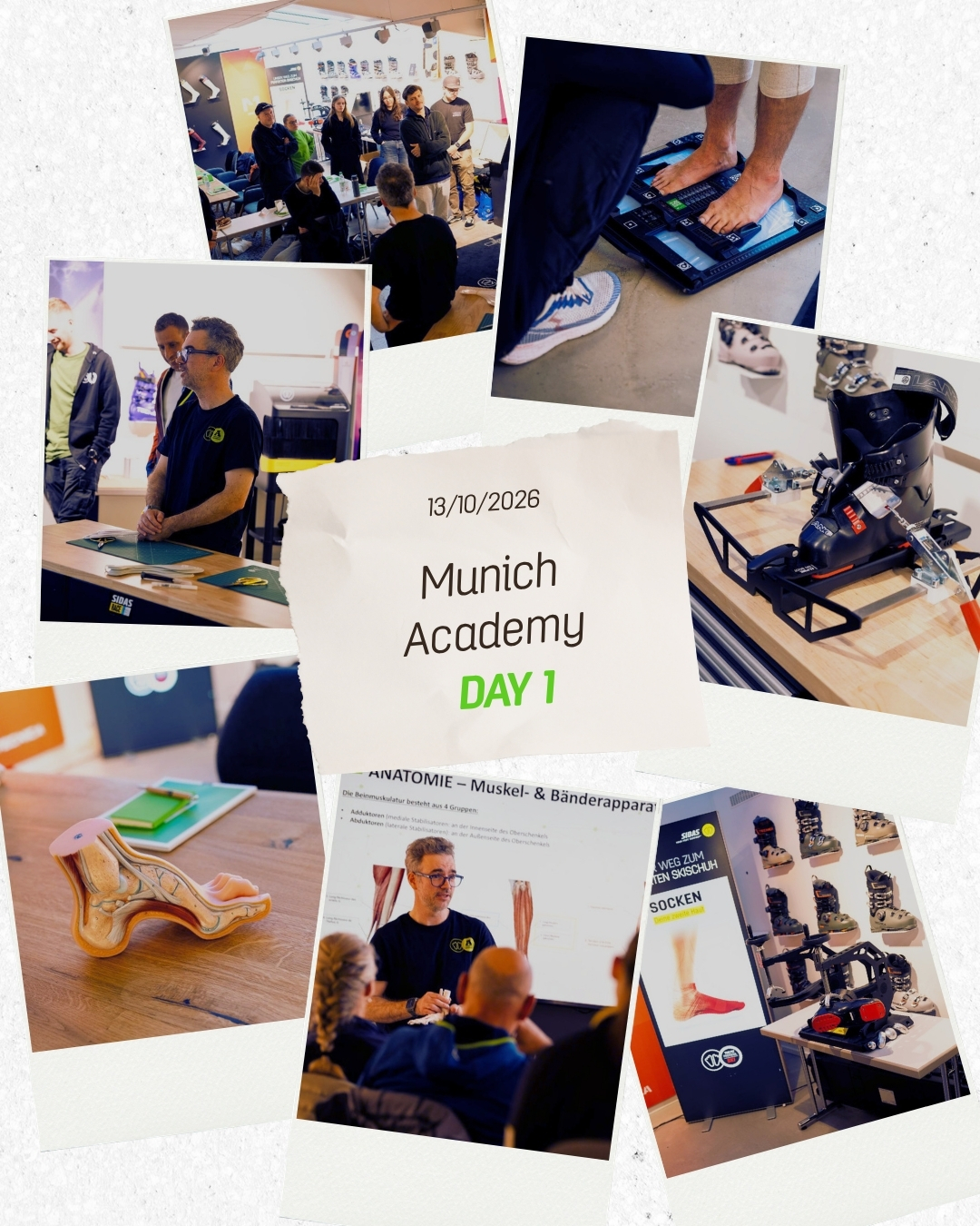 This week was...
MUNICH ACADEMY WEEK! 🤘

And what a week😱
➡️ 3 days
➡️ 40 trainees
➡️ 20 differents stores
➡️ Volume & foot anatomy, Socks & Custom insoles

Tag the Sidas Academy and share us your training moments!

#sharingexpertise #keeponsharing #keeponlearning